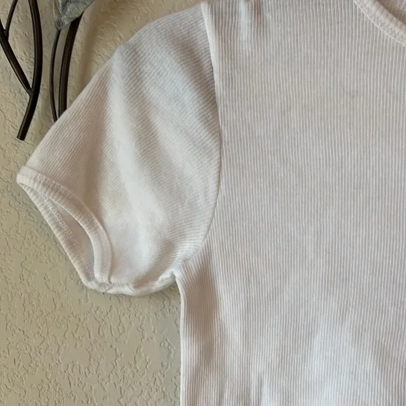 Re/Done Hanes 1950s boxy tee shirt optic white - Picture 3 of 5